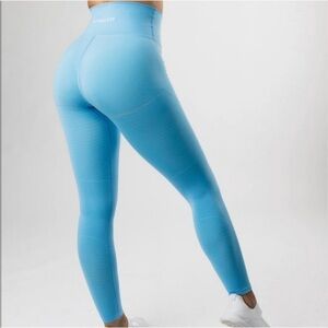 Alphalete Blue High-Waisted Leggings Size Small